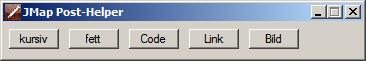 JMap Post-Helper Main Screen