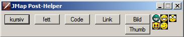 Jogmap-Post-Helper mit Smilies